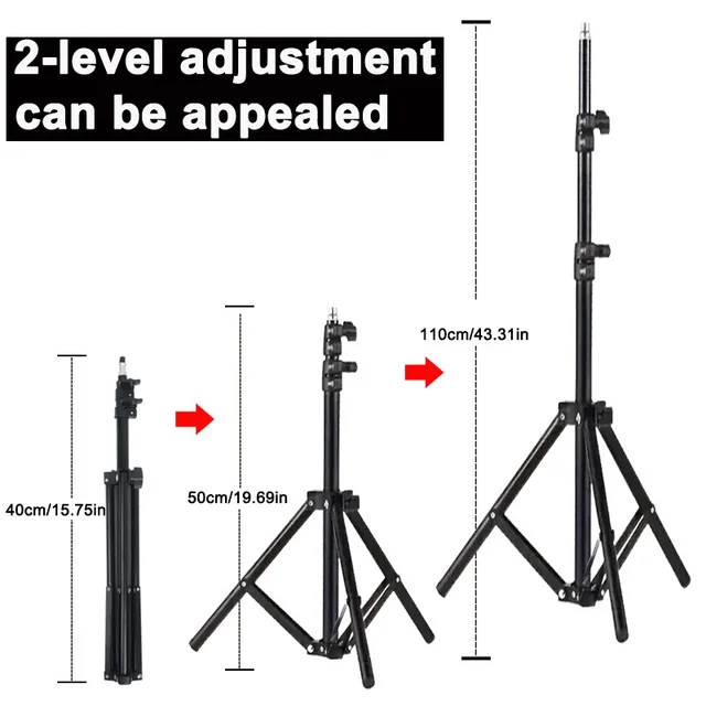 Second image of Portable Tripod Stand110cm - Elevate Your Projection Anywhere!
