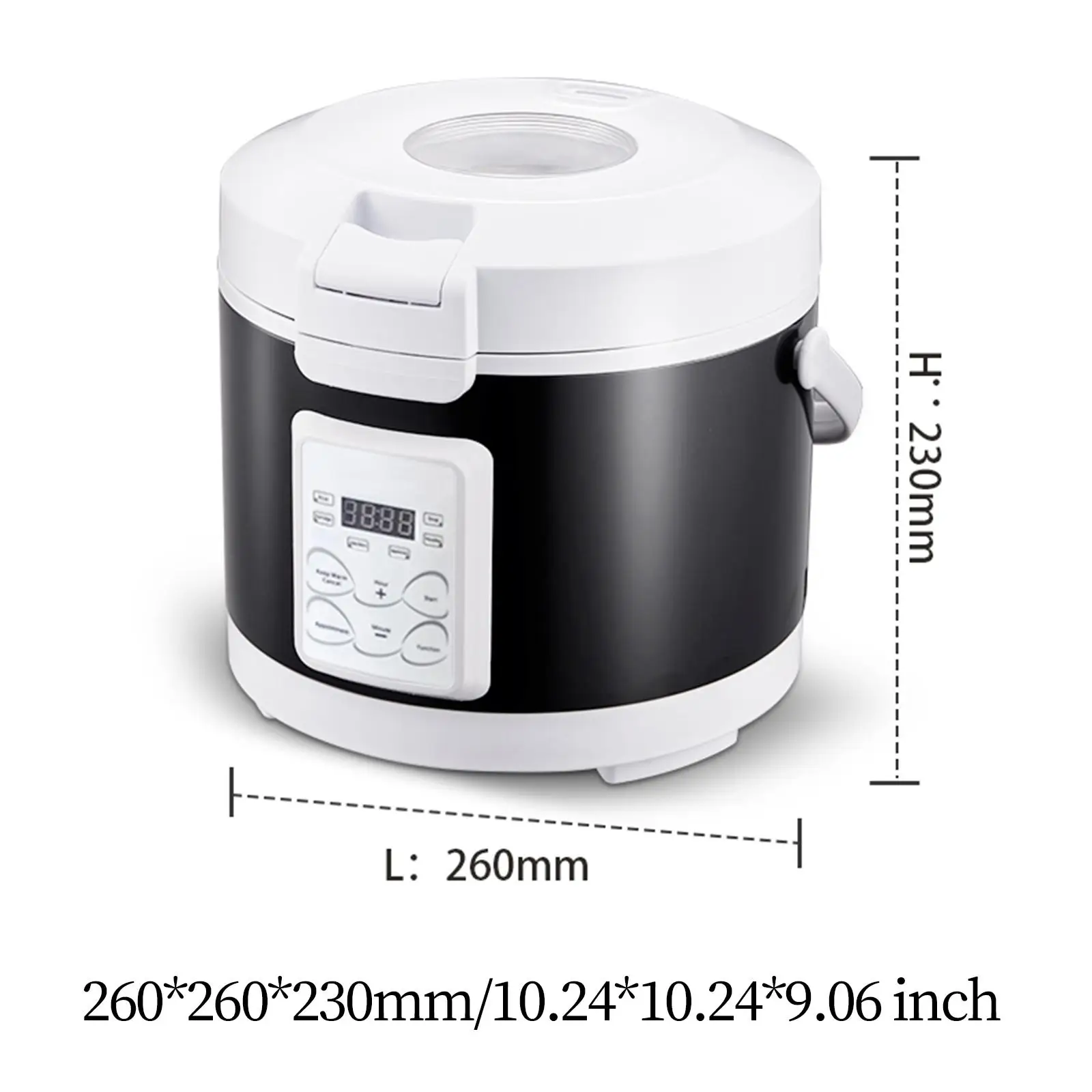 Vehicle 3L Travel Rice Cooker 12V 24V Multipurpose Lightweight Food Steamer 6
