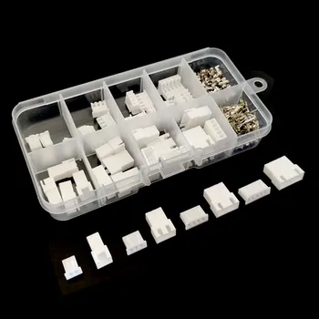 180pcs XH ปลั๊กชาย & หญิง JST Aerial Docking XH2.54 2p 3p 4p 5 ขา 2.54 มม.สายไฟสําหรับสายชาร์จแบตเตอรี่ DIY 1