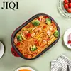 JIQI Non-stick Multicooker Thermostatic Frying pan Barbecue Grill Electric Skillet Steak Omelette Maker Pie Pizza Griddle 220V 3