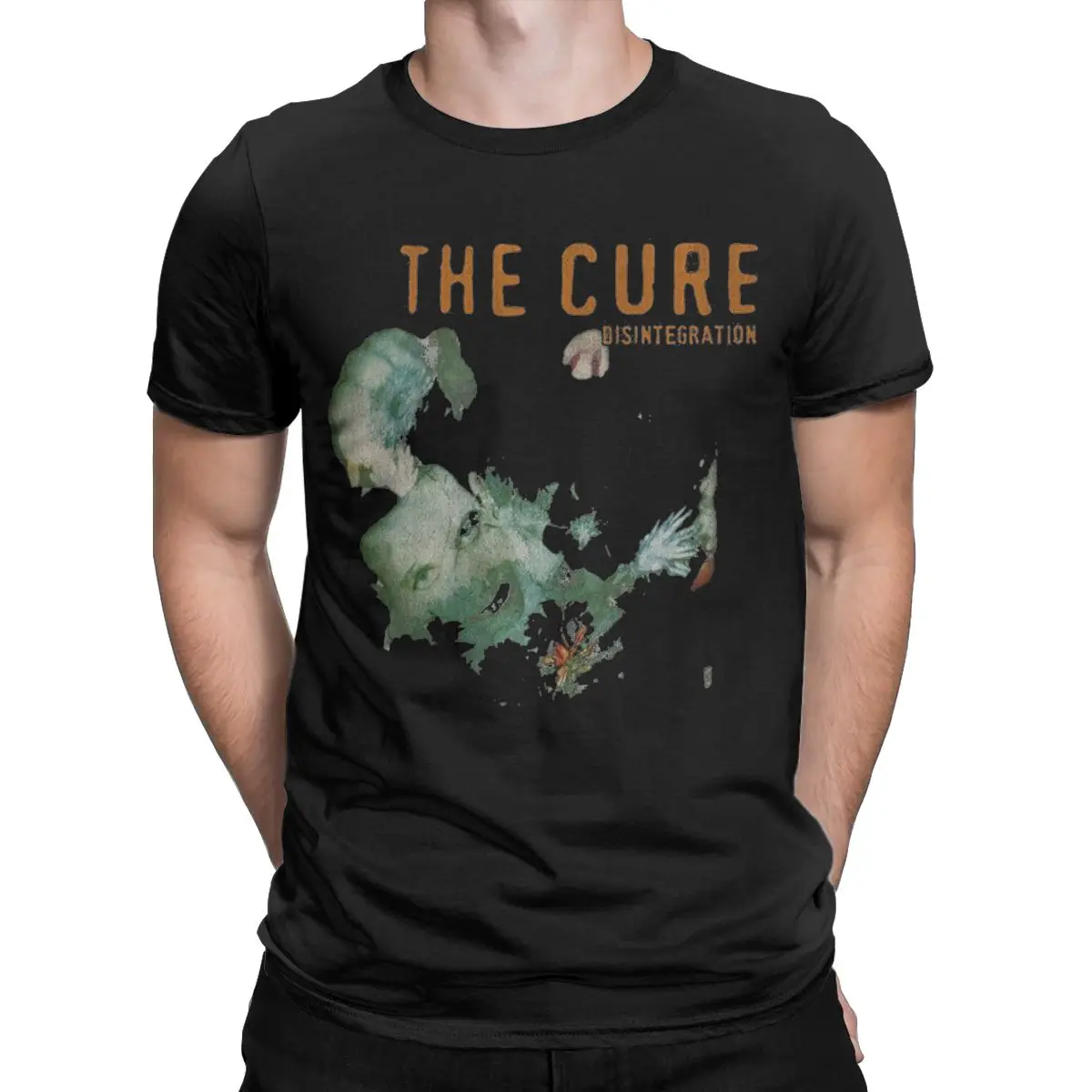 

Винтажные дизайнерские футболки с рисунком группы The Cure для мужчин и женщин, забавные летние футболки из 100% хлопка в готическом стиле