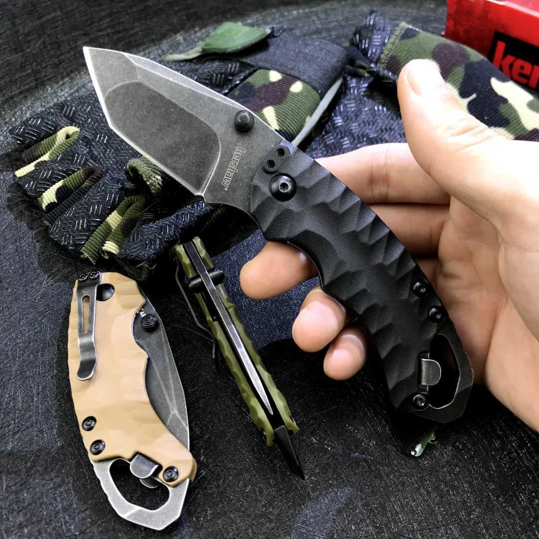 Outdoor Multi Style High Quality Kershaw Folding Knife Camping Tactics Defensive Pocket EDC Tool Survival Knives indoor monitor