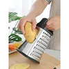 4 Sided Blade Cheese Vegetables Grater Cucumber Slicer Cutter Box Grater Stainless Steel Melon Grater Cutter Potato Grater 4