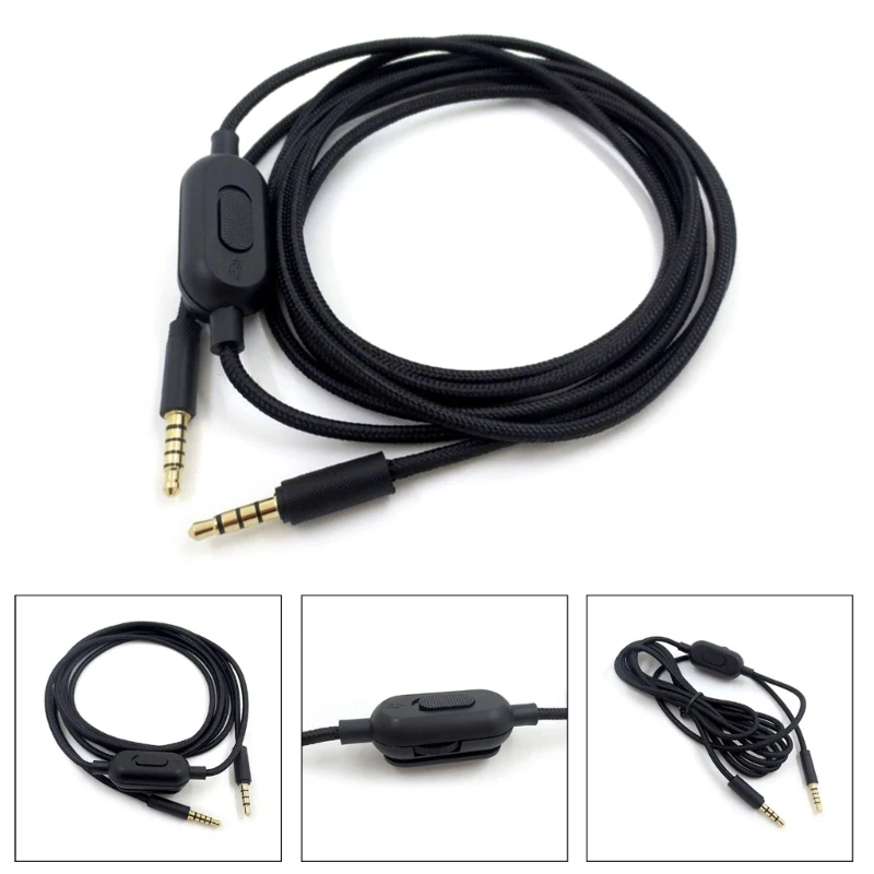Headphone Cable Replace for Logitech G433 G233 G Pro G Pro X 3.5mm Jack