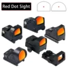 Red Dot Sight Tactical Scope Fit 20mm Rail Airsoft Pistols and Rifle Reflex Sight Optical Compact Scopes Hunting Accessory 1