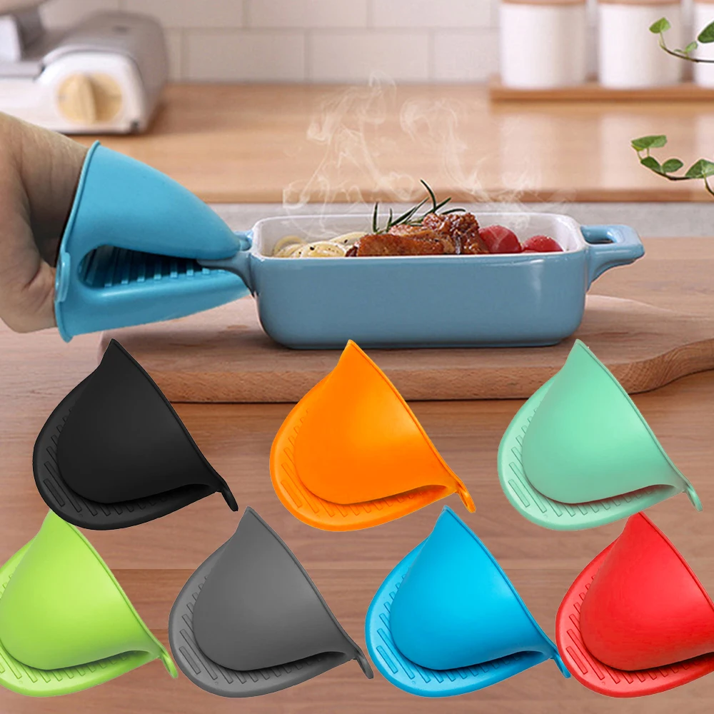 1pcAnti Scalding Clip high Temperature Resistant Silicone Heat Insulation Hand Clip Thickened Silicone Anti scalding Gloves