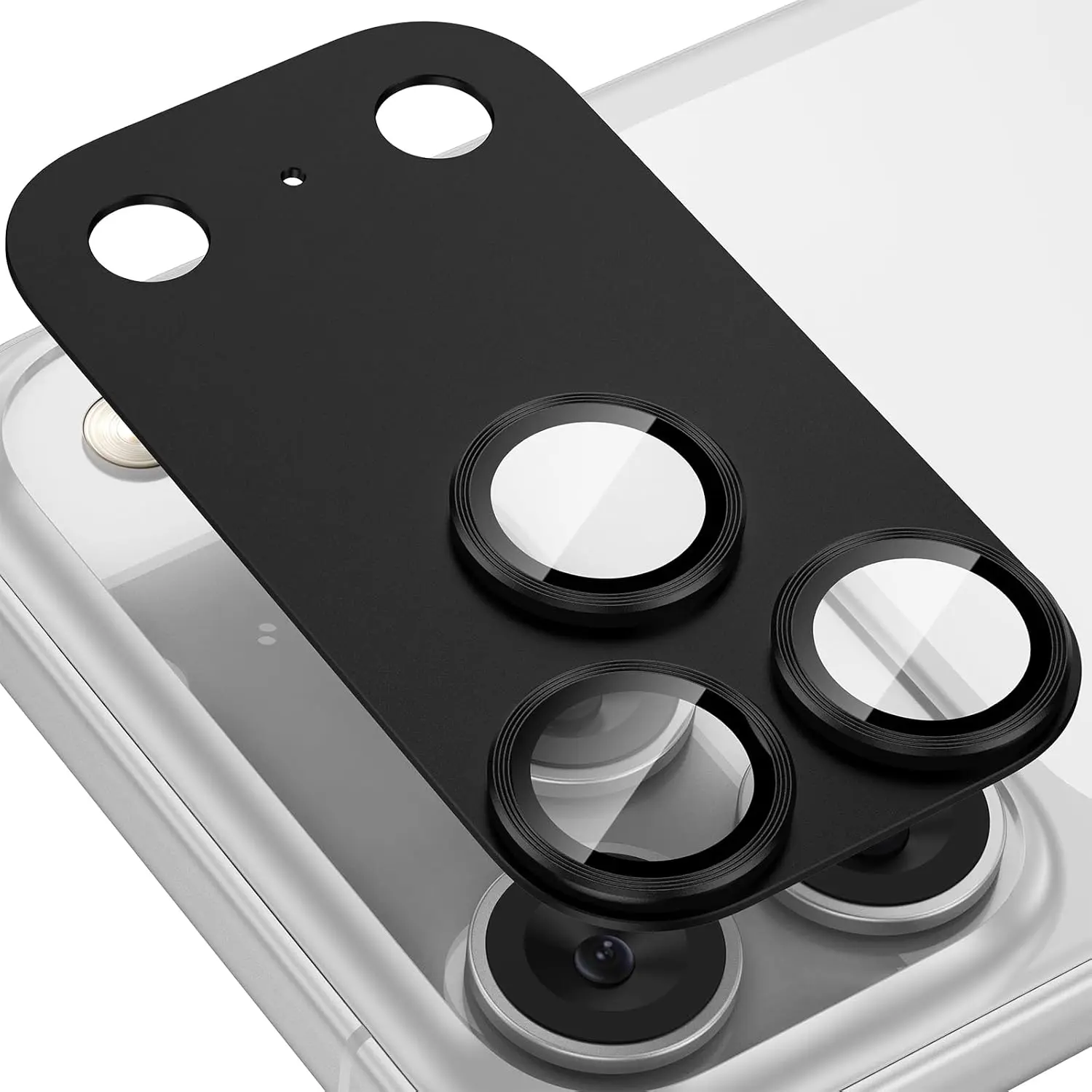 Enhanced Camera Lens Protector Cover - Black, Orange & Blue Protection