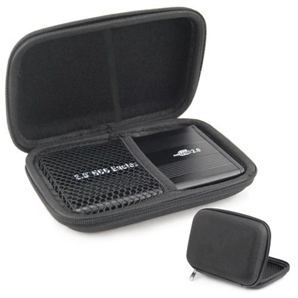1680D Fabric Carry Storage Case Cover Pouch for 2.5 Inch USB External HDD WD Hard Disk Drive Protector Enclosure external hard drive case hard drive enclosure hard disk case external hard drive box hdd case enclosure