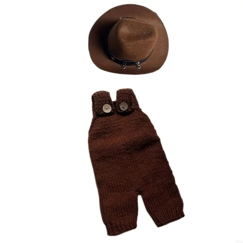 Western-Cowboy-Outfit mit für Kleinkindfotos, bequemes und schnell wechselbares Design, waschbar für Komfort A2UB – Detail 5