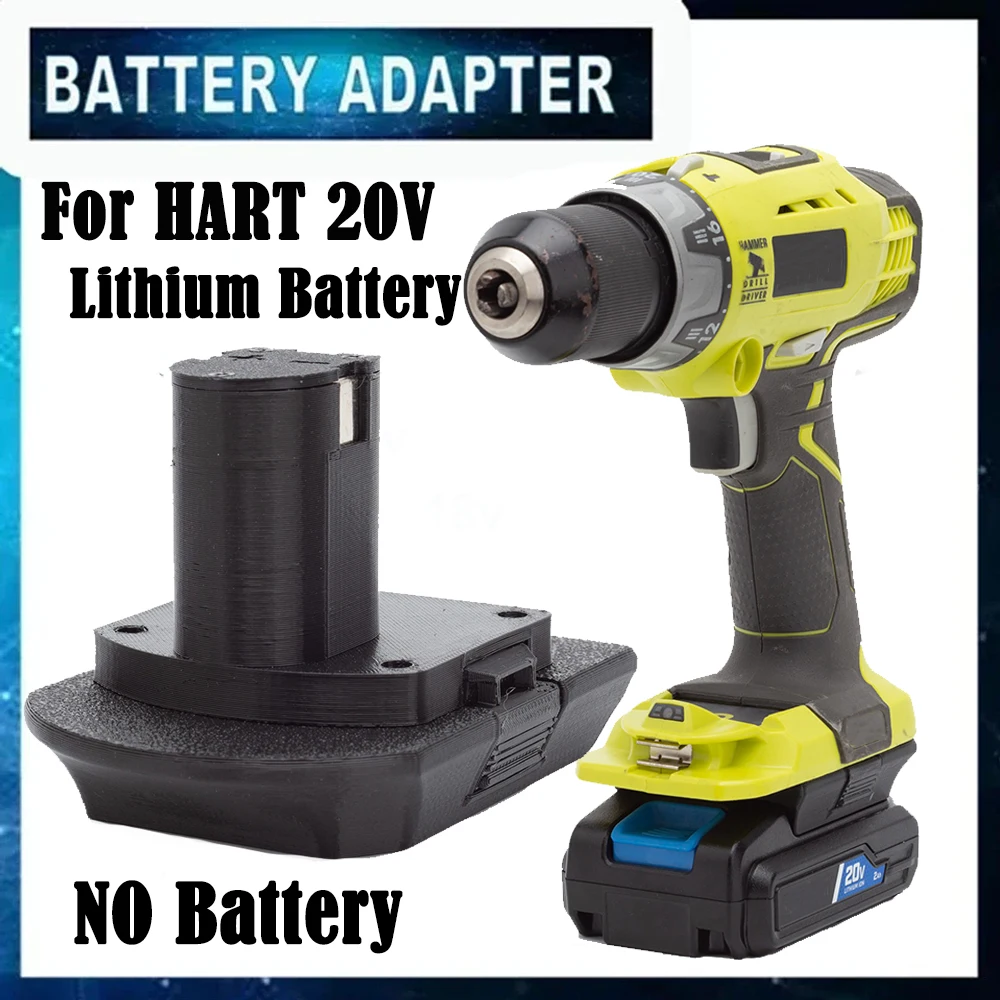 Battery Adapter For Hart 20V Li-ion Battery To Ryobi ONE+18V Lithium Battery Power Portable Cordless Tools Converter Accessories cassette player portable mp3 cassette to mp3 converter tape player no pc require drop shipping