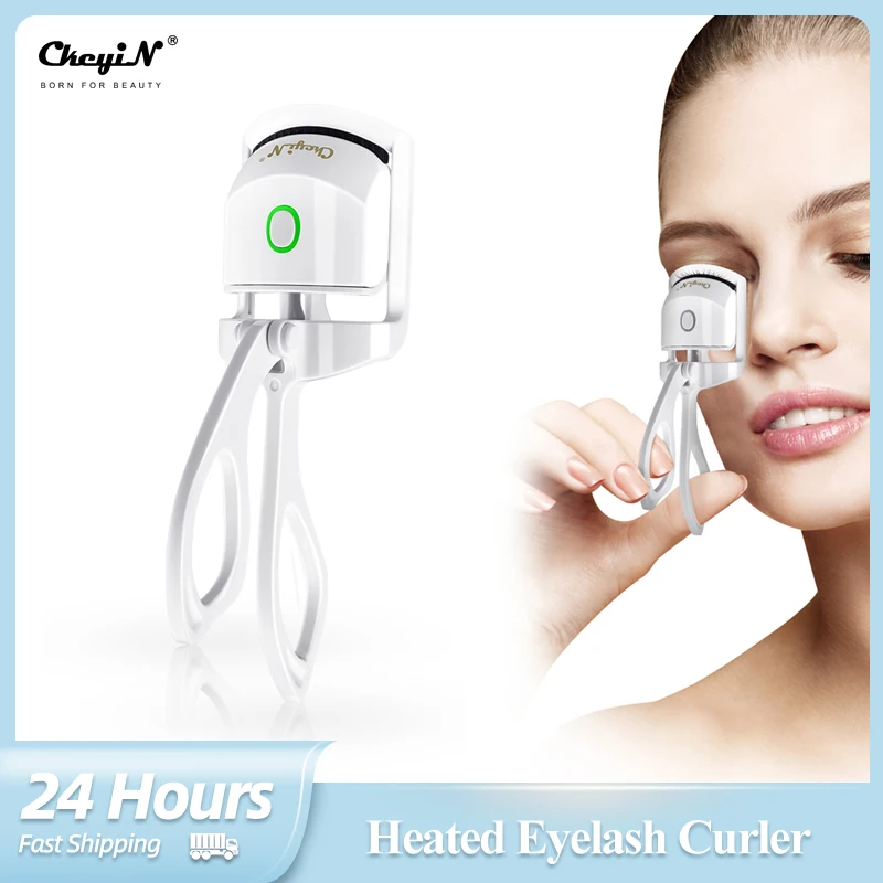 Ckeyin Electric Heated Eyelash Curler Long Lasting Eyelashes Curls