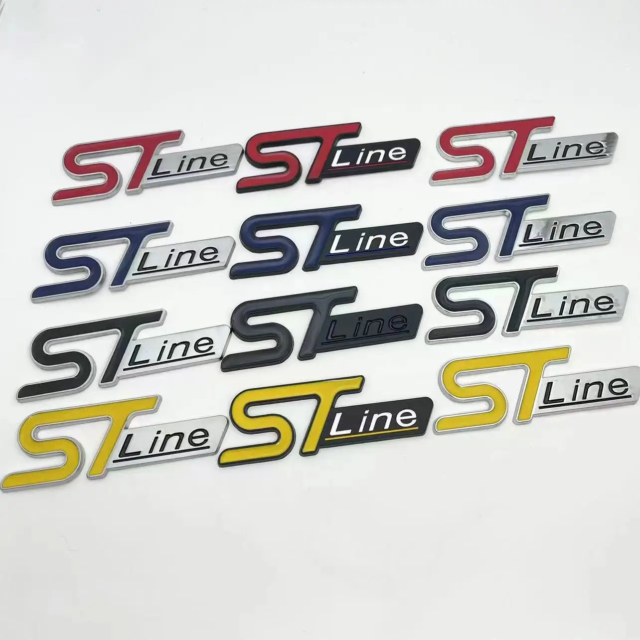 Adatto Per Ford Sharp Modificato Decorativo In Metallo Logo Performance St Sport Body Portellone Logo Stline