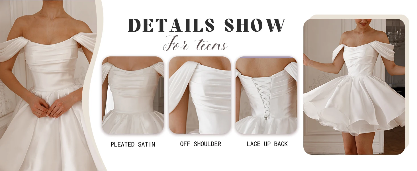 Kurzes Ballkleid für Teenager