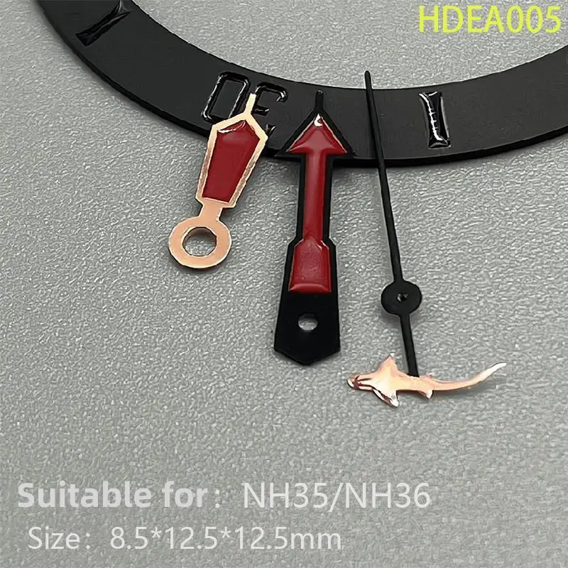 NH35 NH36 그린 야광 시계 손, 블랙 블루 화이트 오렌지 그린 레드 손, 그린 야광