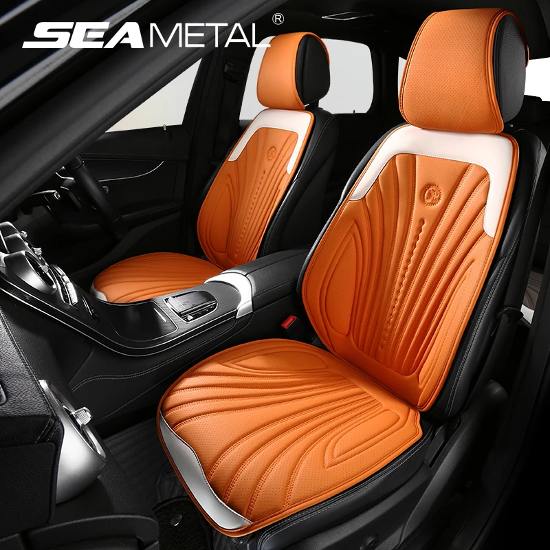 Housses de siège de voiture en cuir PU, intérieur universel, housse complète,  convient pour 5/7, quatre saisons, chaise de sport, coussin Protertor -  AliExpress