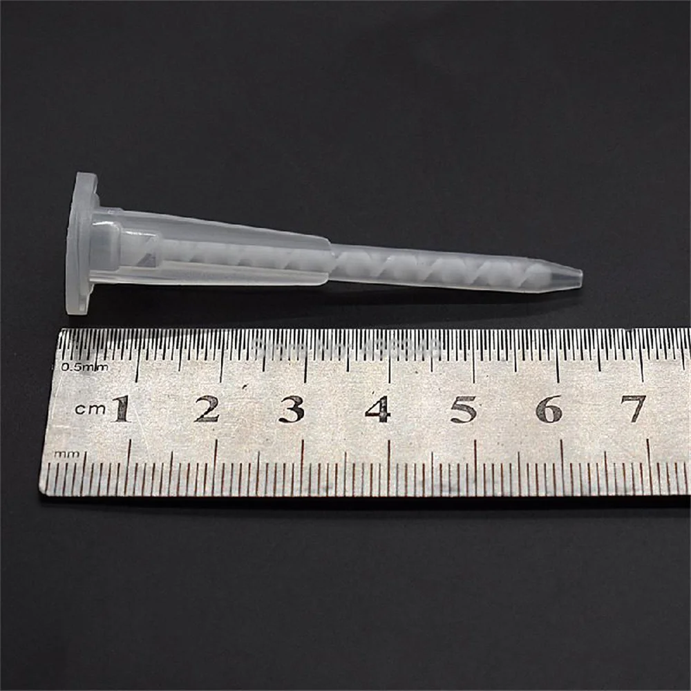 Description Picture 4 of item5pcs AB Glue Resin Static Mouth Mixing Nozzles Tube Epoxy Resin AB Glue Acrylic Adhesive Static Mixer Mixing Nozzles Tube