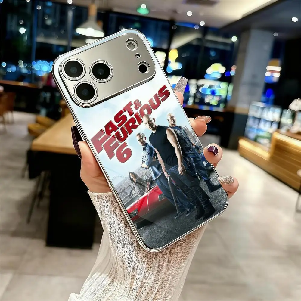 Sleek Electroplated Metal & Tempered Glass Phone Case with Bumper Protection