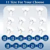 11 Size Flange Sizing Kit for 24mm Flange/Shield of Most Pumps, Silicone Flange Insert for Momcozy/Spectra/Bellababy Breast Pump 1