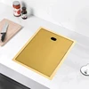 Golden Kitchen Sink 304 Stainless Steel Island Bar Sink Household Small Concealed Sink Kitchen Bowl Cleaning Pool Kitchen Basin 5