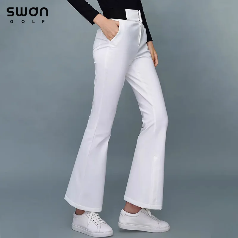 SG Golf Pants Women Autumn Winter Thick High Waist Trousers Korean Sports Slim Warm Long Pants Ladies Golf Clothing