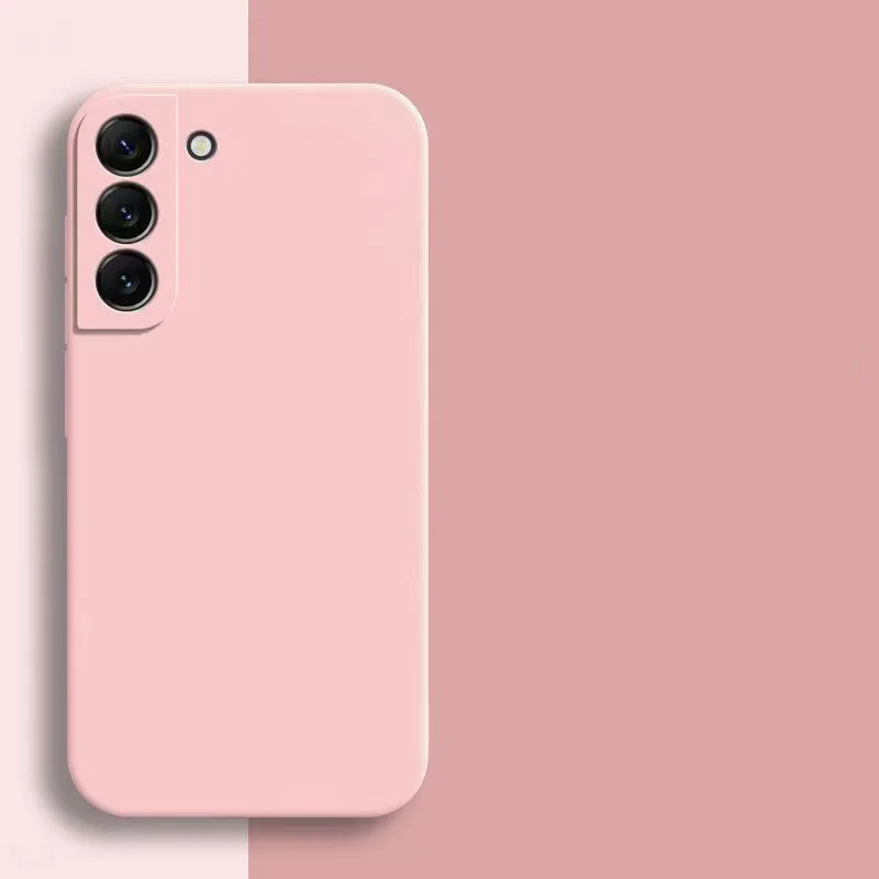 Flüssige Weiche Silikon-TPU-Hülle für Samsung Galaxy S21 S22 S23 S24 S25 S26 Plus S 26 Ultra S23 FE Matte Schutzhülle Funda – Detail 4