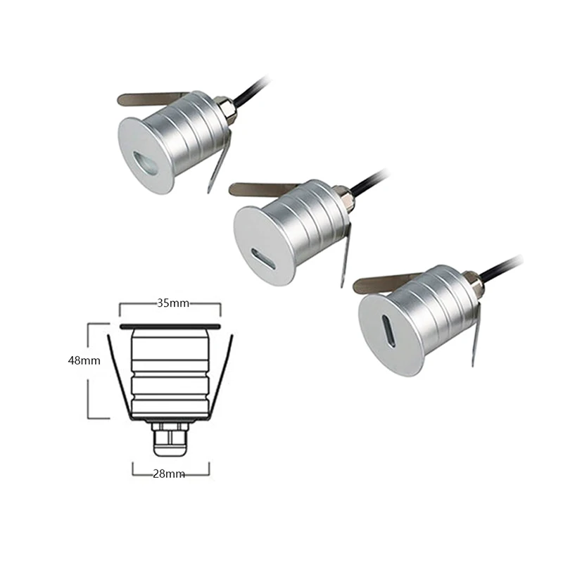 IP67 Waterproof DC12V 24V Recessed LEDs Deck Lights Outdoor In-ground Lamp Landscape Light for Yard Garden Pathway Stairs Patio led underground light led deck lights
