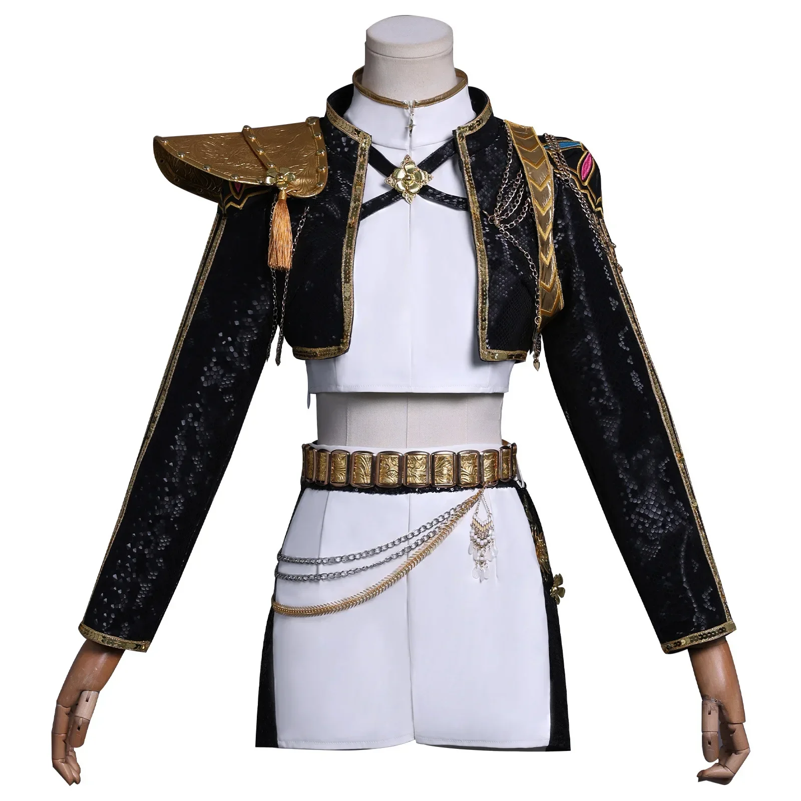 Rumi Costume Cosplay Anime KPop Rum Costume Parrucca Donna Ragazza Uniforme Natale Halloween Adulto Festa per bambini Invia urgente - immagine 4