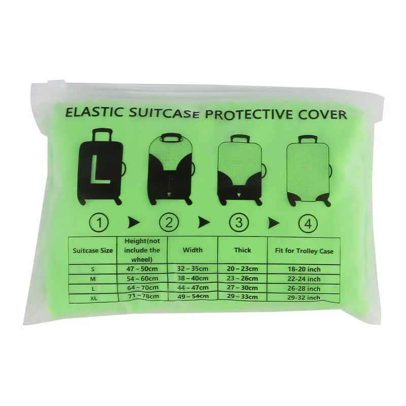 Travel Luggage Cover Elastic Baggage Cover Suitable for 18 to 30 inch Suitcase Case Dust Cover Travel Accessories - 6