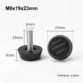 M6x19x23mm