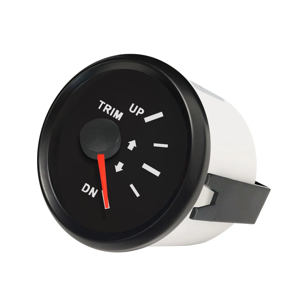 

52 мм, 2 дюйма, водонепроницаемый универсальный триммерный измерительный прибор, 0-190 Ом, сигнал 12 В/24 В для автомобилей, морских, лодок, яхт, сосудов с красной подсветкой