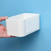 Wall Mounted Organizer Makeup Table Storage Box Shelf Adhesive Hanger kitchen Bathroom Storage Rack Drawer Organizer Container 6