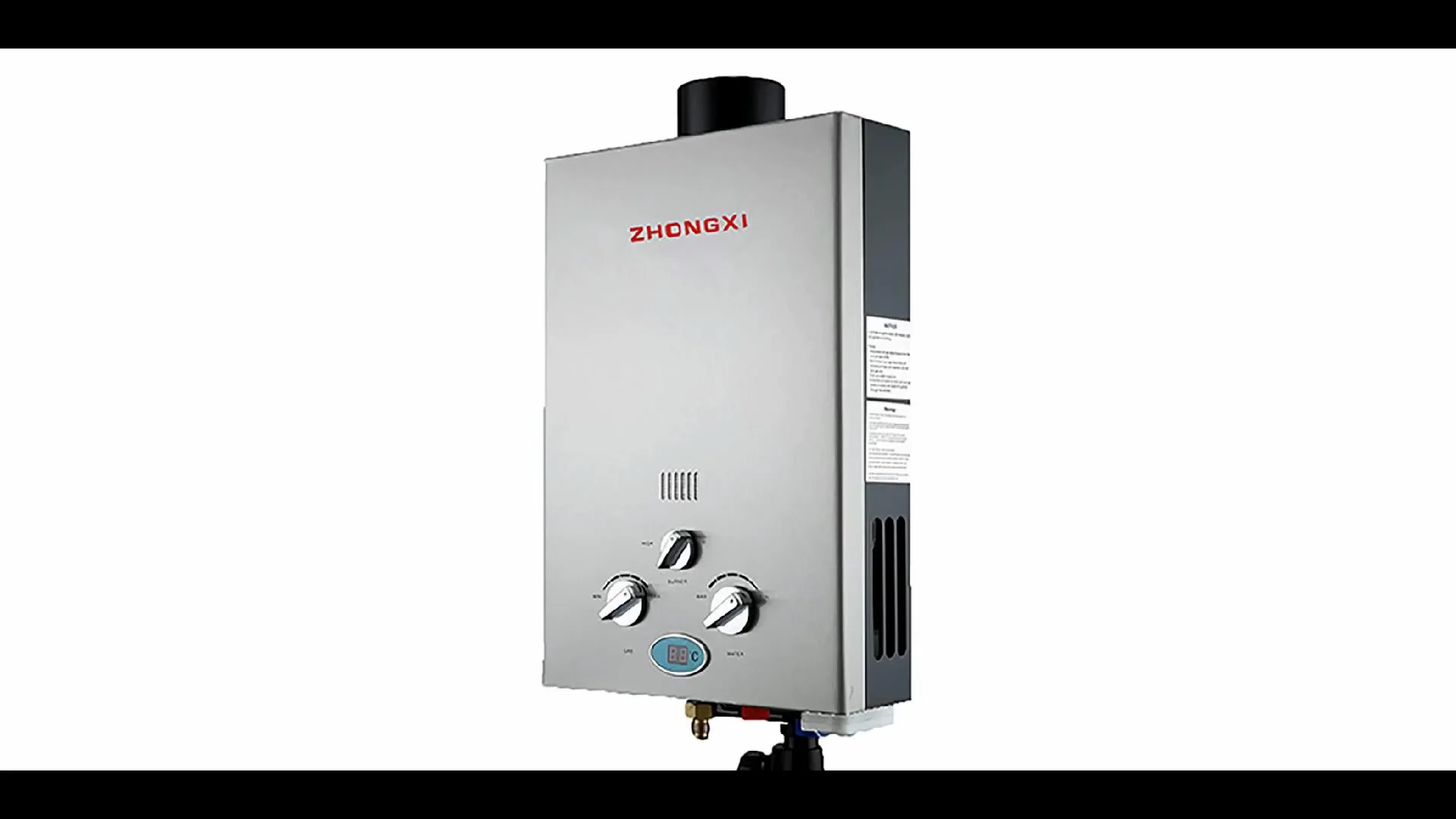 8 Liter Tankless Hot Water Shower Wall Mounted NG Gas Geyser Natural Gas  Bathroom Hot Gas Water Heater Zero Pressure Start - AliExpress