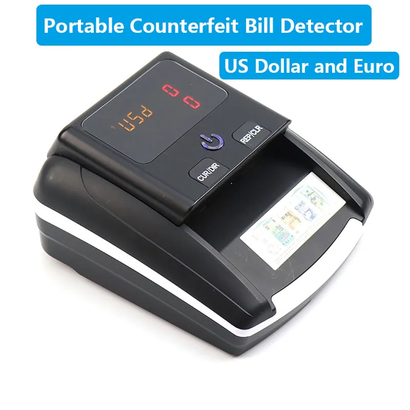 Mini Validator Portable Mini US Dollar and Euro Bill Validator Automatic Money ...