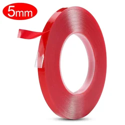 Enhanced Product Title:   
Super Strong Transparent Double - Sided Adhesive Tape - 3Meters (5mm)