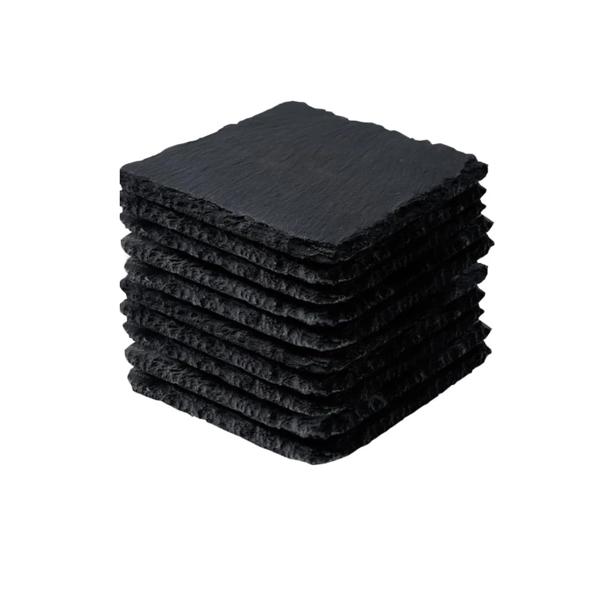 Para Bebidas Raclette Velas Relaxdays Posavasos De Pizarra, Set De 12, Apoyavasos Para Bebidas Cuadrados 10 X 10 Cm Platos Para Sushi Antracita 80952957 Posavasos Pizarra