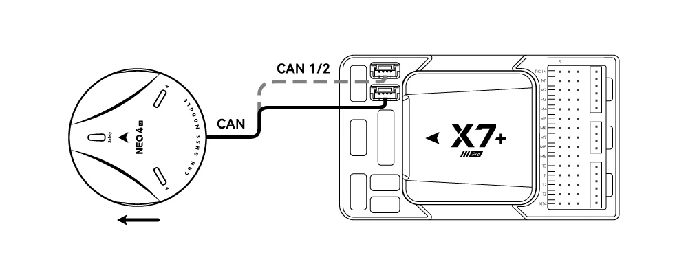 S70fb0ff884e94c1aa6fea192d83042a7e CUAV NEO 4 SE GPS Module U BLOX M10 STM32H5 GNSS For Drone Surveying