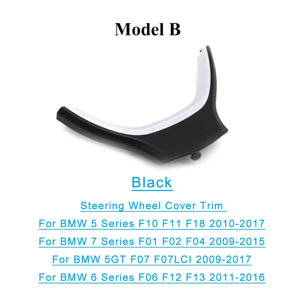 

Fit For BMW 5 5GT 6 7 Series F10/F18/F07/F01/F06 Steering Wheel Cover Trim (B)
