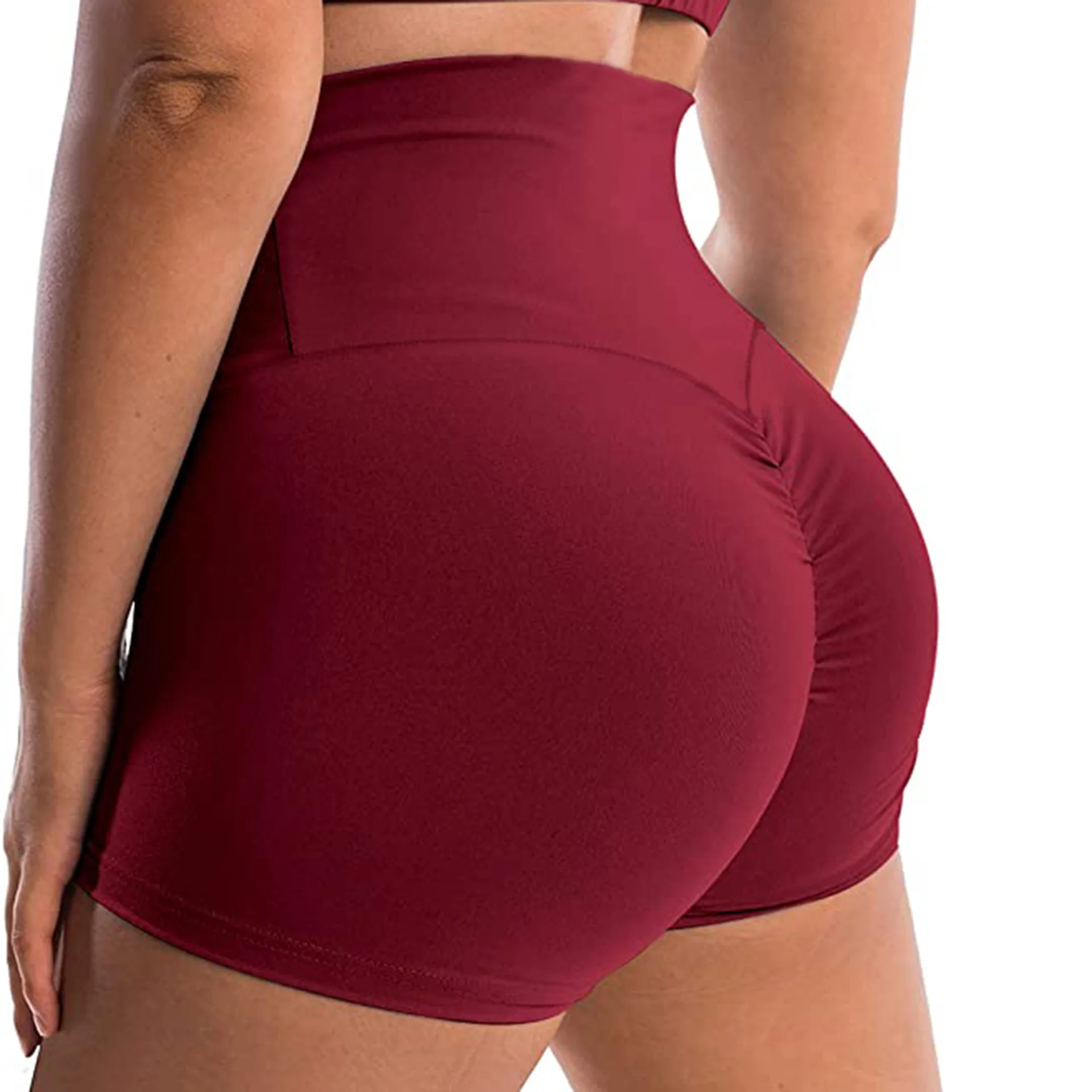 Running Shorts Yoga Shorts Fitness Shorts Lady Yoga Shorts High Waist Workout Shorts Fitness Yoga Lift Butt Fitness Women Gym Running Short Pants Sportswear