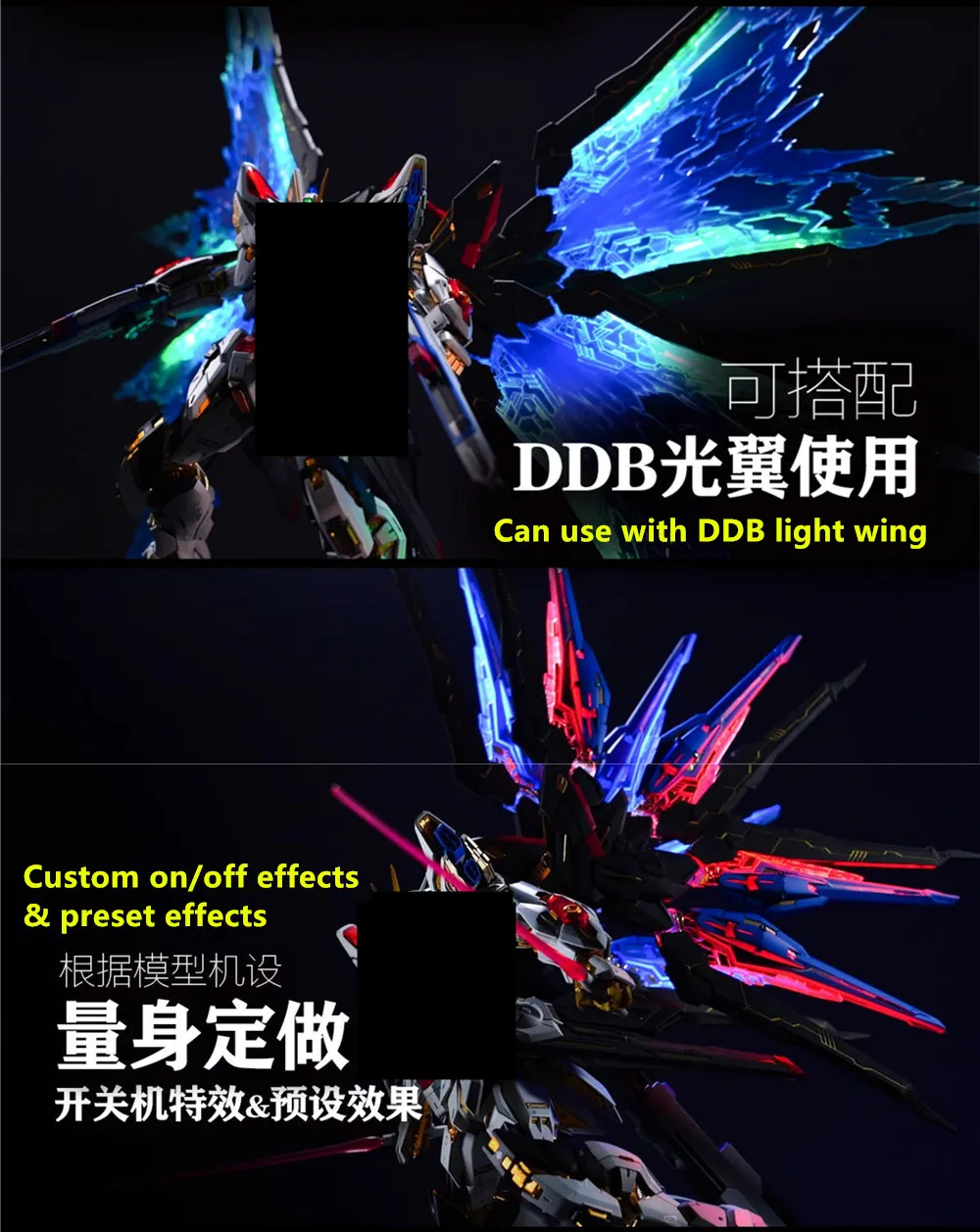 ストライクフリーダムガンダム用 LED KOSMOS Kosmos MGEX Strike Freedom LED Set