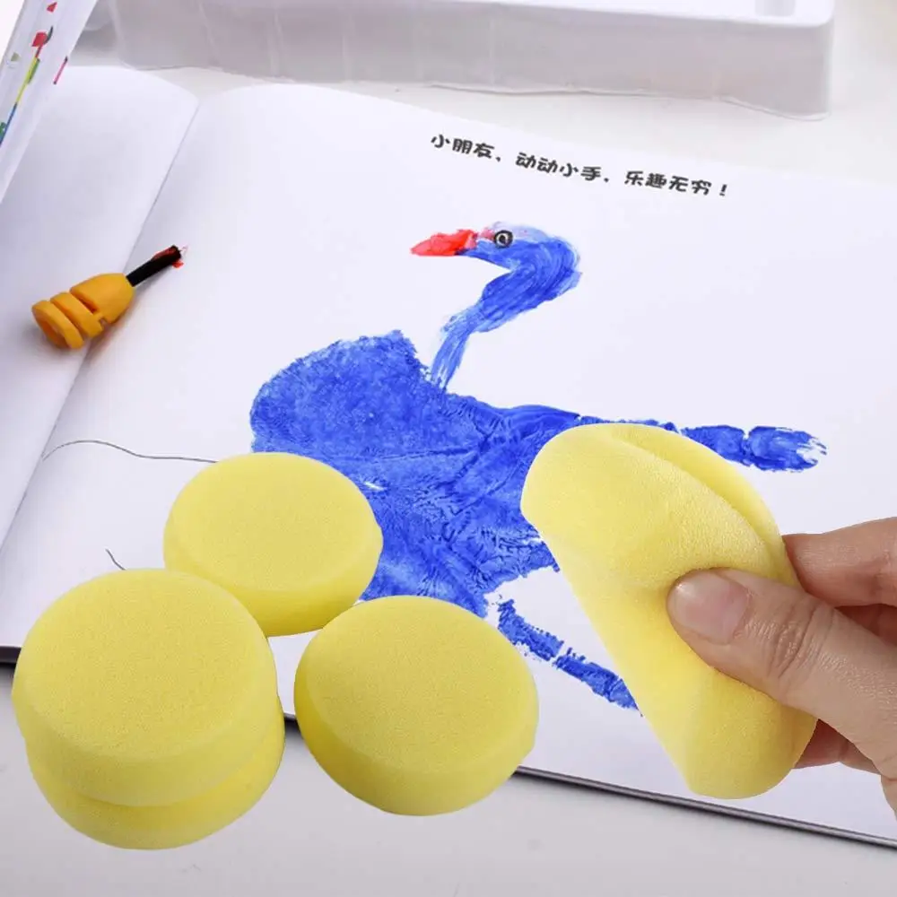 12Pcs/Pack New Round Shape Ceramic Foam Throwing Water Absorbing Sponge Sculpture Pottery Tools Accessories