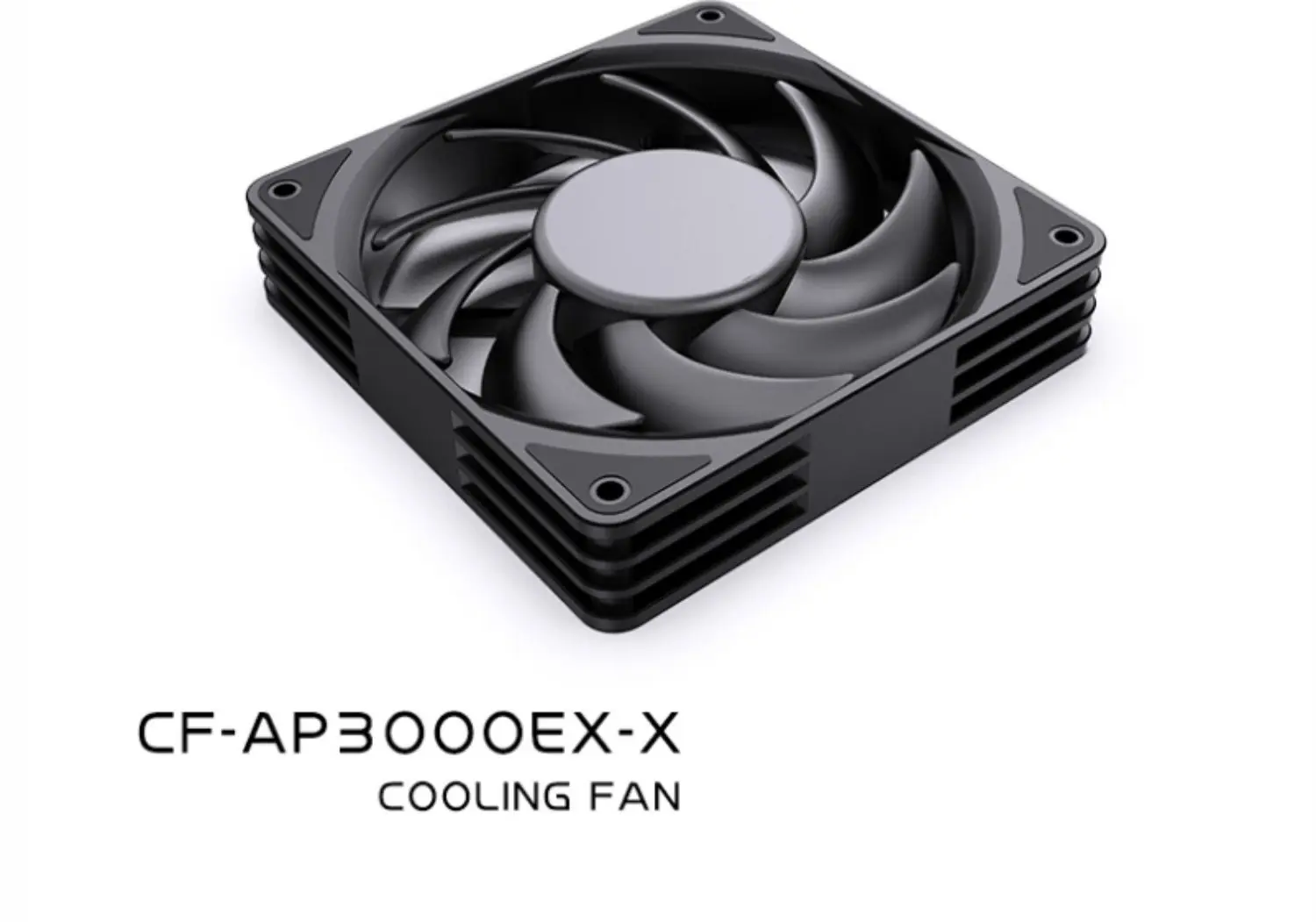 Water Cooling Performance Fan Grande Air Volume 101cfm 3000rpm Dedicado para Server Cooling Rbw Light Bykski-cf-ap3000ex-x