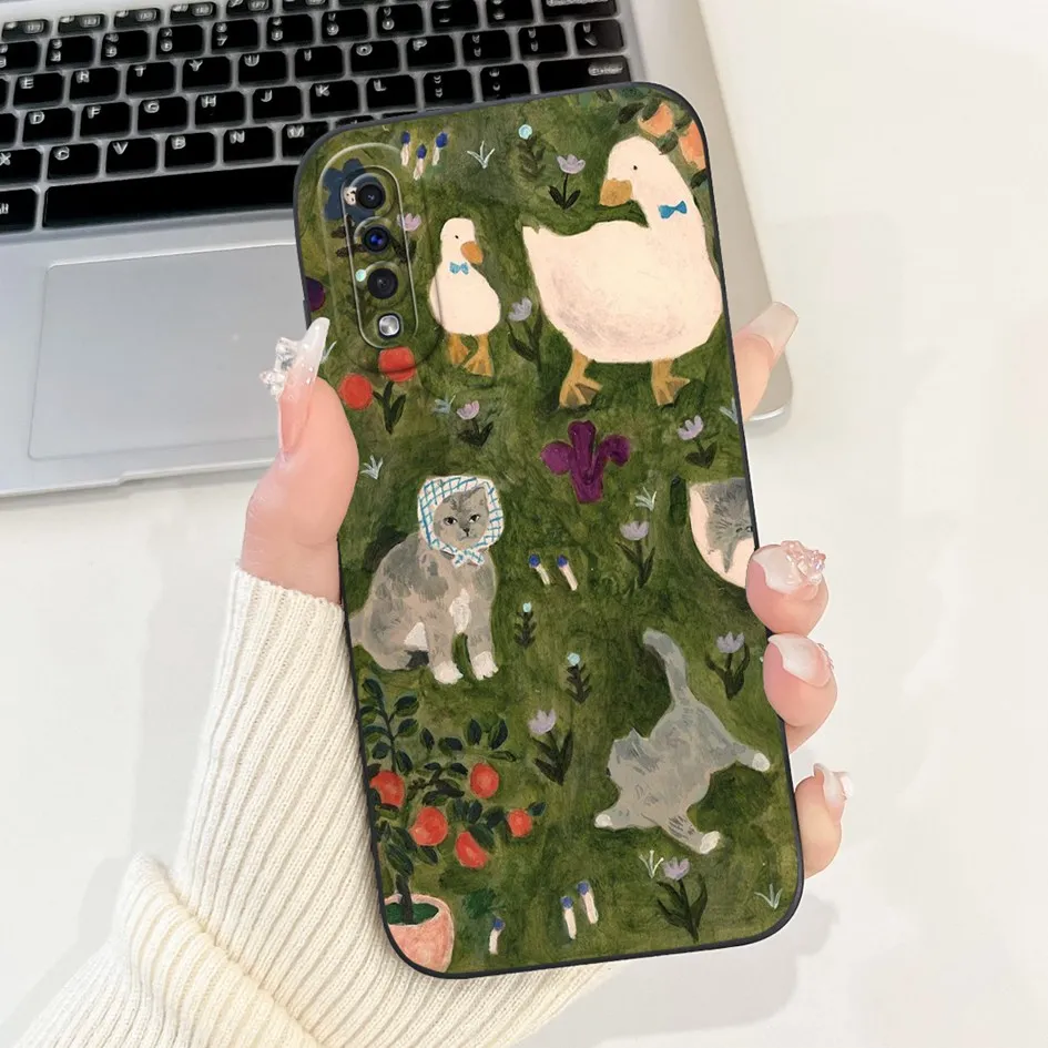 Stylish Shockproof Soft Silicone Phone Case with Fashionable Design