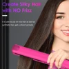 LISAPRO Original Ceramic Hair Straightening Flat Iron  1" Plates |Black  Professional Salon Model Hair Straightener & Curler 3