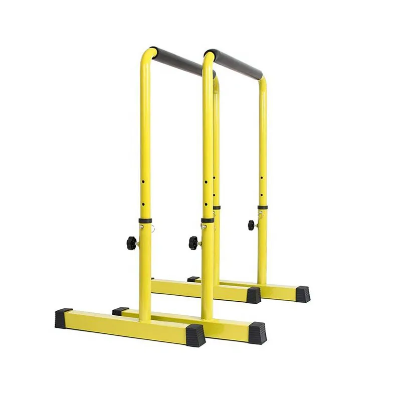 Home Gym Exercise Fitness Equipment Gymnastics Adjustable Push Up Stand Parallel Dip Bars Pull Up And Dip Bar Station
