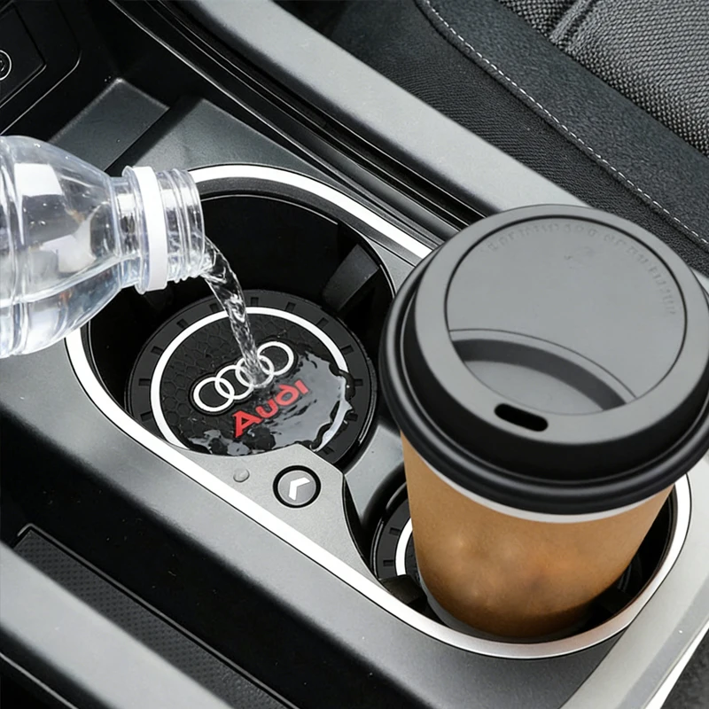 Premium Non-Slip Car Cup Holder Mat