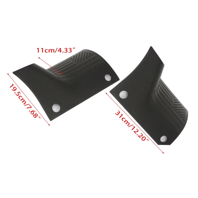 090E Cubierta armadura cuerpo capucha ABS duradera para Jeep-Wrangler-Jk 18-19 1 par