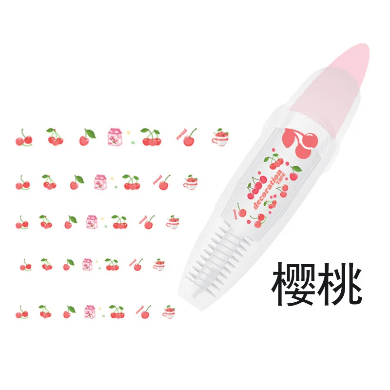 Kawaii Animal Cat Dog Owl Daily Press-type Lace Correction Tape Belt 6mm * 4m Stationery Decoration Supplies School Supplies correction belt,correction tape,correction strap