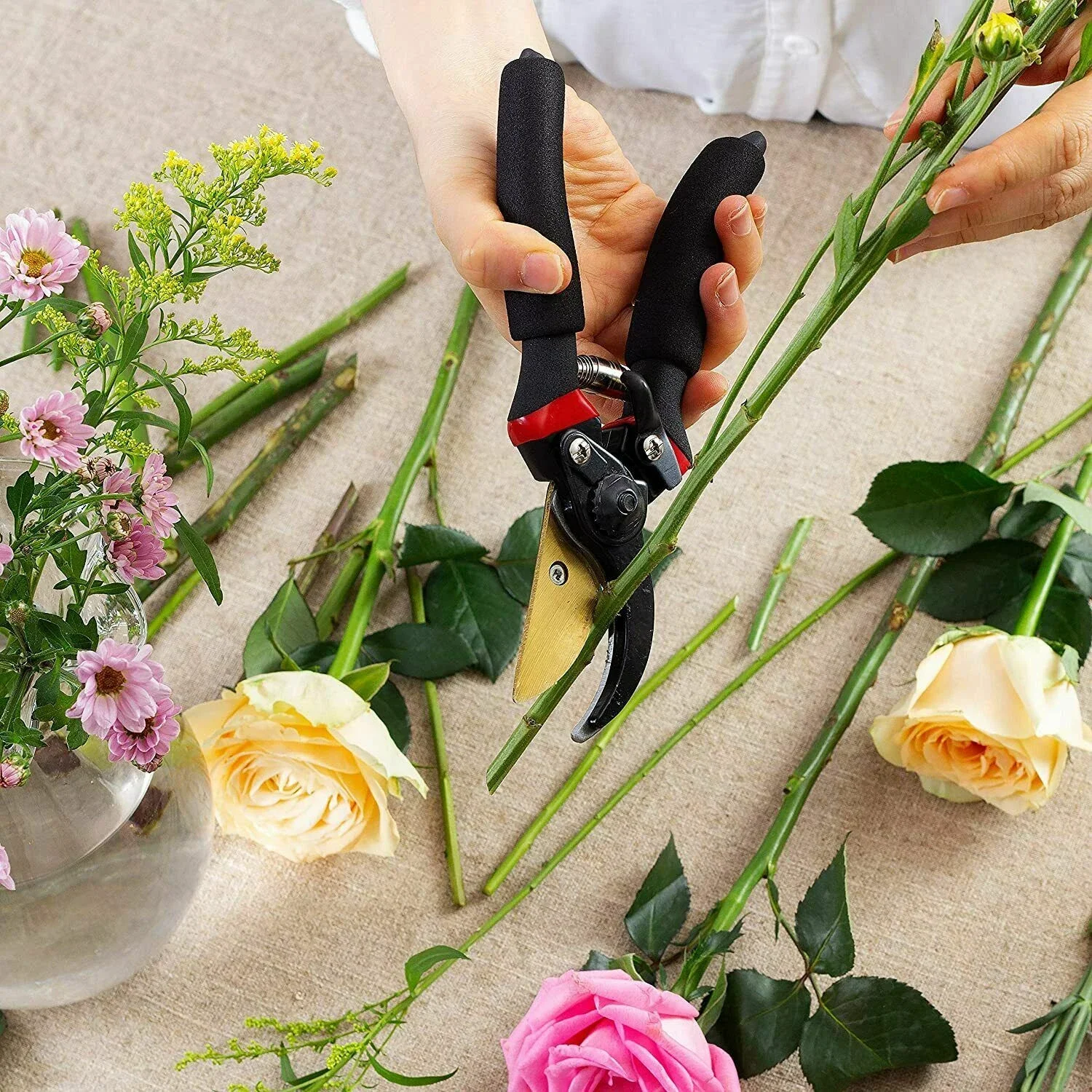 Multifunctional Pruning Shear Professional Garden Scissors Heavy Duty Ultra Sharp Hand Pruners for Gardening Tools