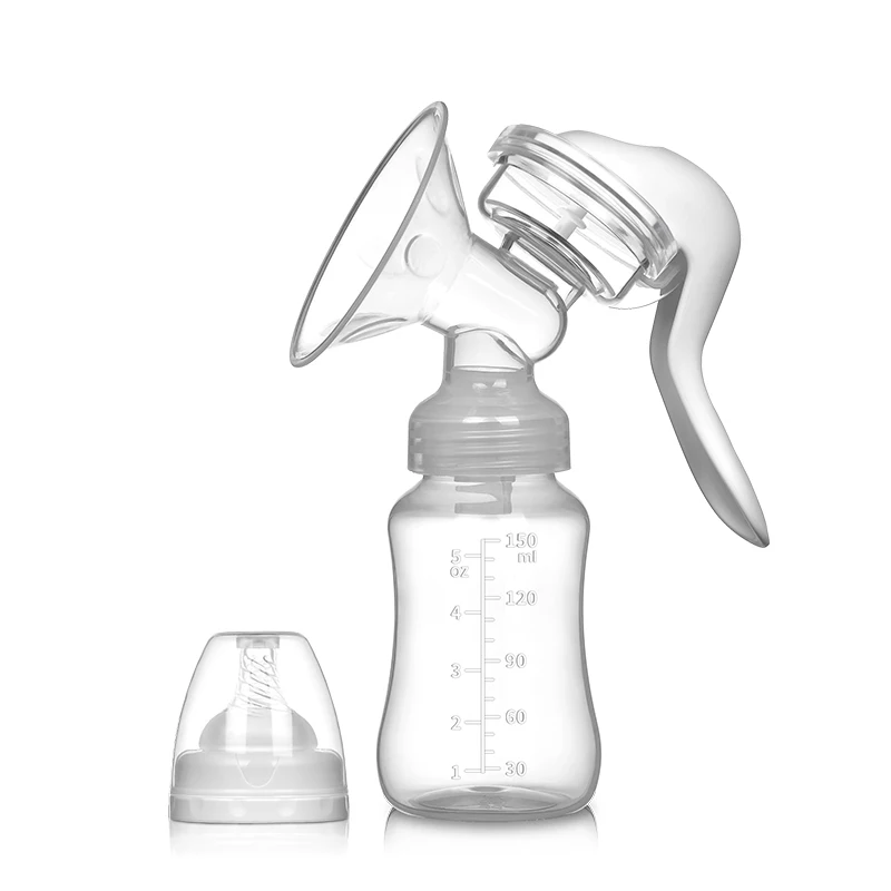 Breast Pump for Baby Feeding Manual Breast Pump Suction Small Comfortable Safe Maternity Hand Breast Pump Milk Collector Catcher