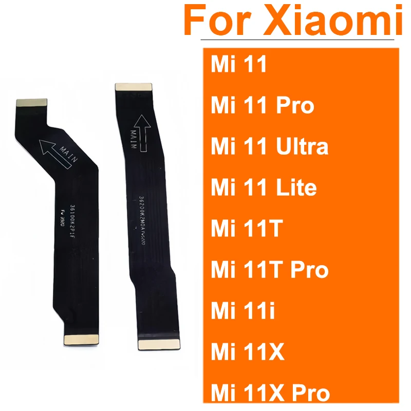 LCD Motherboard Connector Flex Cable For Xioami Mi 11 11T 11i 11X Lite Pro Ultra Global 4G 5G LCD Screen Mainboard Flex Ribbon
